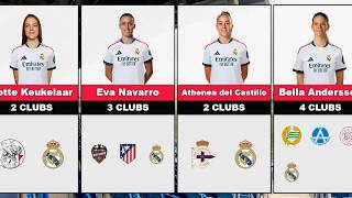 Real Madrid Women: Every Player’s Career Path ⚪🔥
