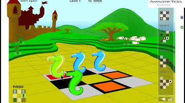 Solution to Plastelina Knights Logic Puzzle Level 1