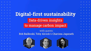 CIO Summit | Digital-first sustainability: Data-driven insights to manage carbon impact