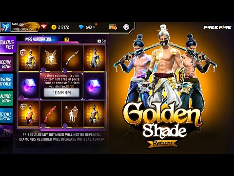Golden Shade Bundle Return Free Fire 🤯🥳| free fire new event | ff new event | new event free fire  
