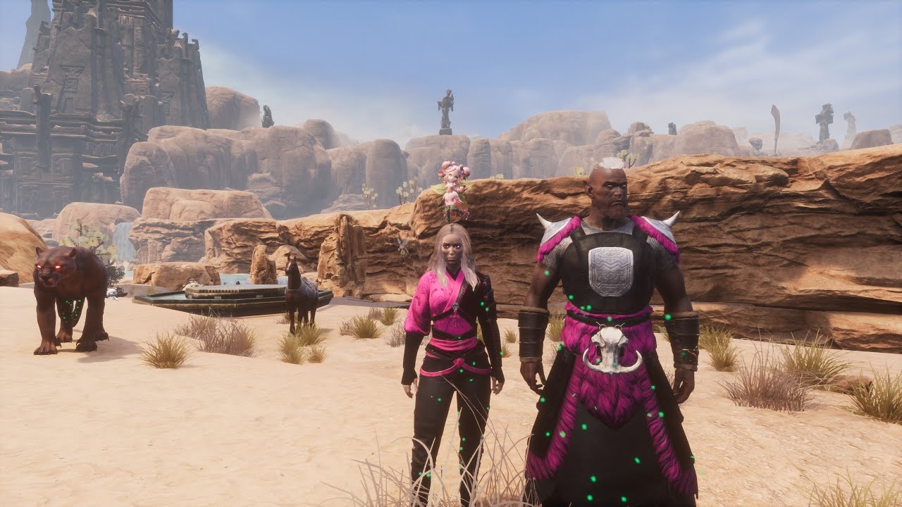 Modded co-op Conan Exiles age of heros, starting EEWA content - YouTube