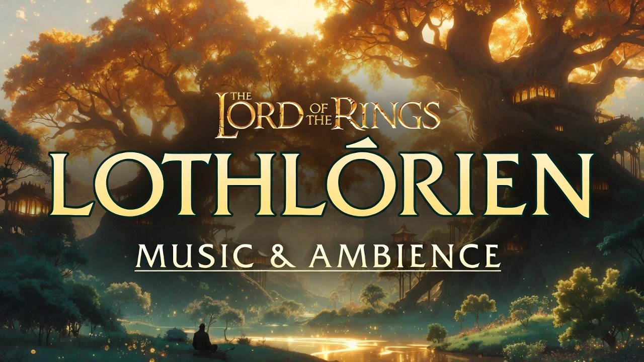 Lord of the Rings | Lothlórien | Elvish Ambient Music for Focus & Meditation | 3 Hours