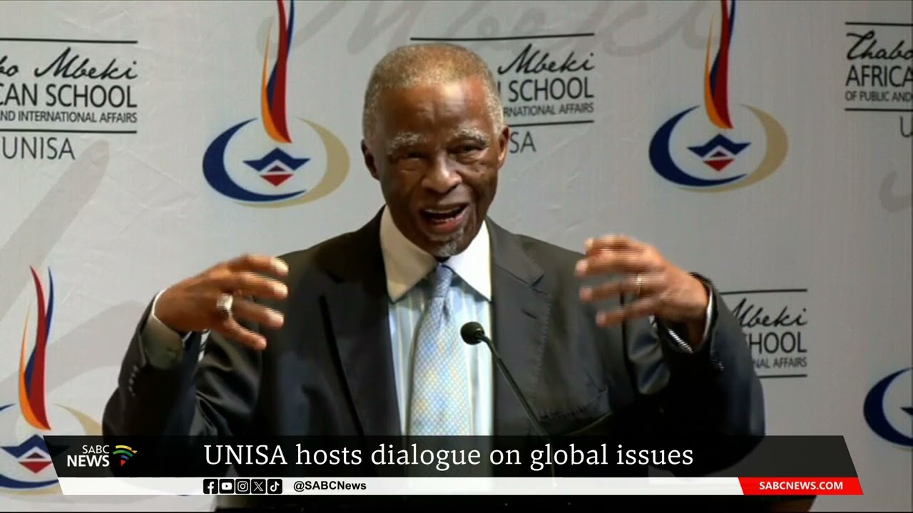 Mbeki & UNISA host international students' dialogue on global issues