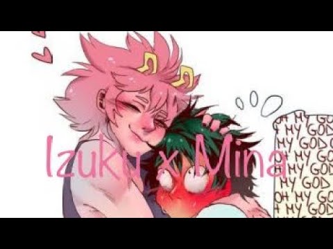 My hero academia comic Deku x Mina - YouTube