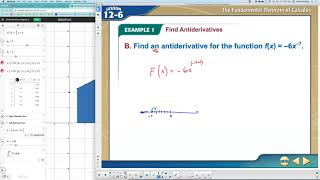 12-6 Example 1 - Find Antiderivatives