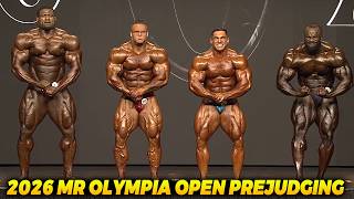 2026 Mr Olympia OPEN CLASS Prejudging: Nick Walker, Derek Lunsford, Samson Dauda & Andrew Jacked!