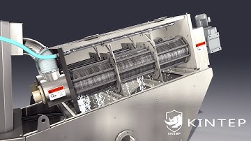 KINTEP - Screw Press Sludge Dewatering Machine