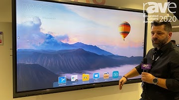 ISE 2020: Newline Interactive Demos Atlas IR Display for Education Applications