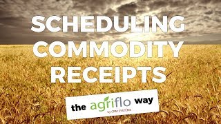 Agriflo - Booking Commodity Receipts