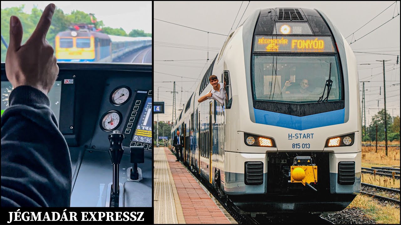 KISS motorvonat VEZETŐÁLLÁSÁN Balaton DÉLI PARTJÁN!