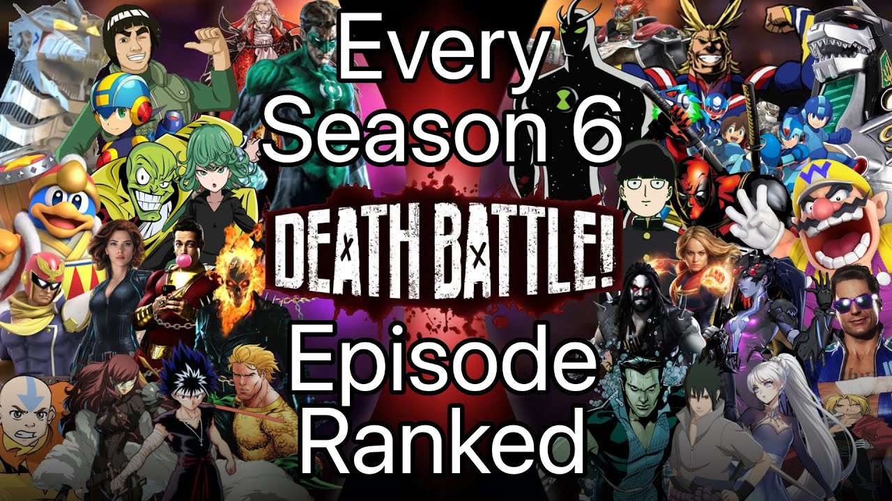 Рейтинг каждого эпизода 6-го сезона DEATH BATTLE