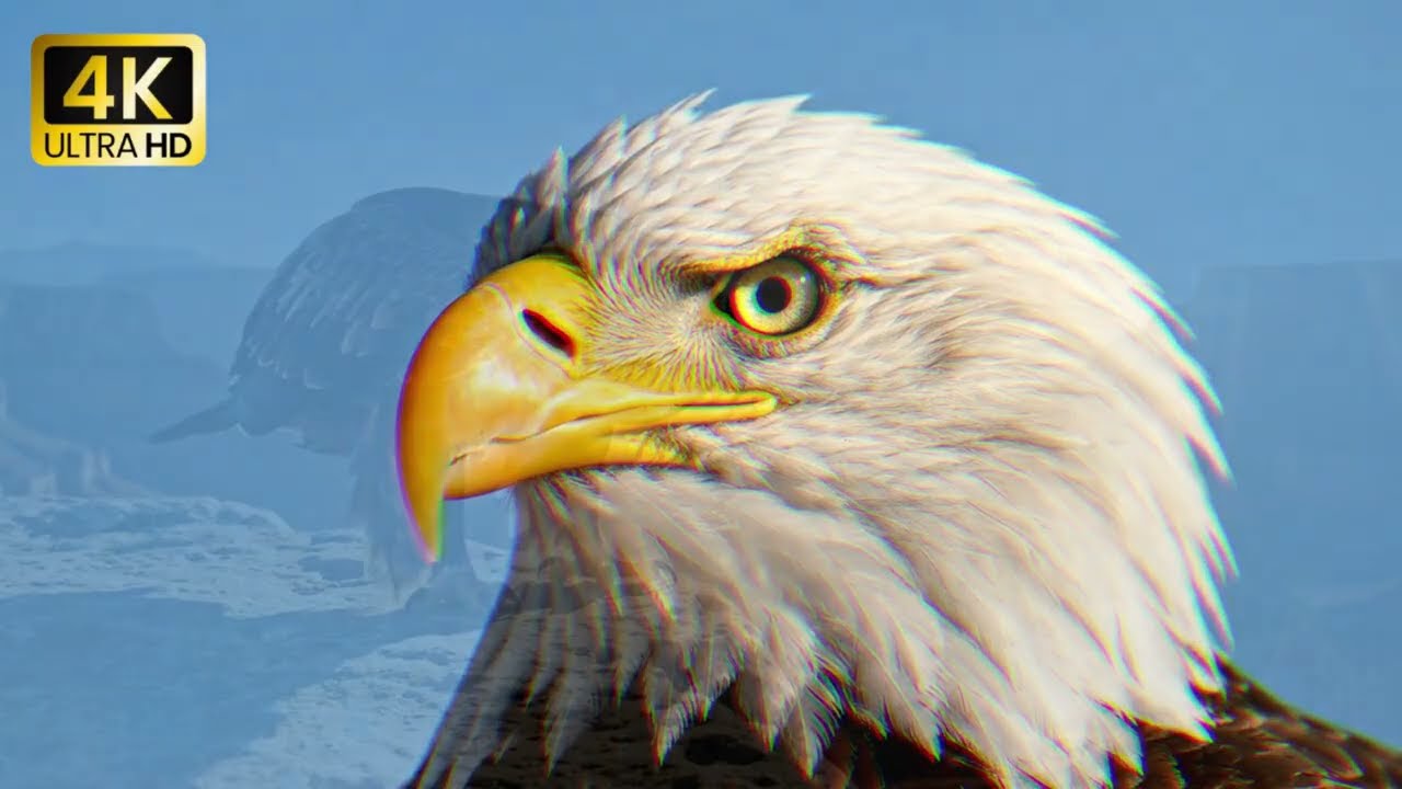 Eagle Takeoff 🦅 Raw Power in the Mountains | 4K