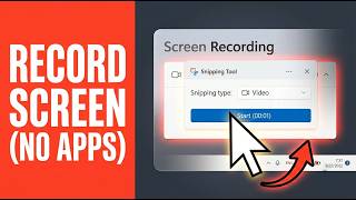 How to Record Screen Without Apps in Windows 11 (No Downloads) screenshot 5