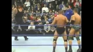 Undertaker vs  Luther Reigns & Mark Jindrak Smackdown 2005