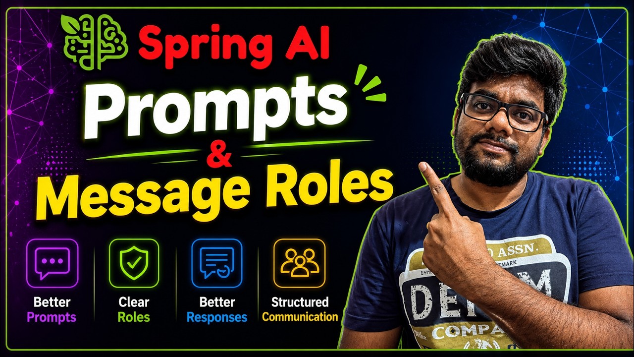 👉 Spring AI Prompts🔥 | Message Roles Explained (System, User, Assistant ...