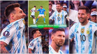 Messi Vs Italy Finalissima / RARE CLIPS ● SCENEPACK 4K ( With AE CC and TOPAZ )