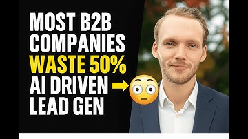 How to Automate B2B Lead Generation with AI (Save 50% of Your Time & 3X your Sales Calls)