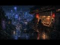 🌧️ Ramen Night After Dark 3 hours | Rainy Japanese Cyberpunk Lofi for Quiet Nights Calm Soothing