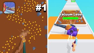 Gold Vacuuming Run - New Release - Hyper Hybrid Casual - Gameplay Walkthrough (iOS & Android) screenshot 4