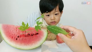 夏の野菜や果物なーんだ？