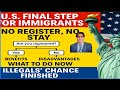 "US Government Warns All Immigrants: Must Register or Face Consequences!"