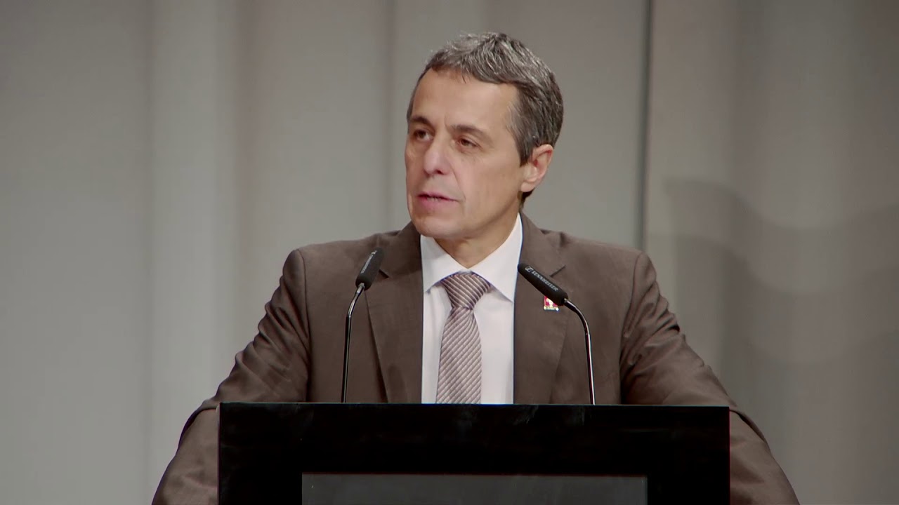 Gastreferent Ignazio Cassis, Kellerhals Carrard Impulsapéro Bern 2018