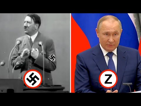 Сравнение речи Гитлера и Путина перед началом войны!