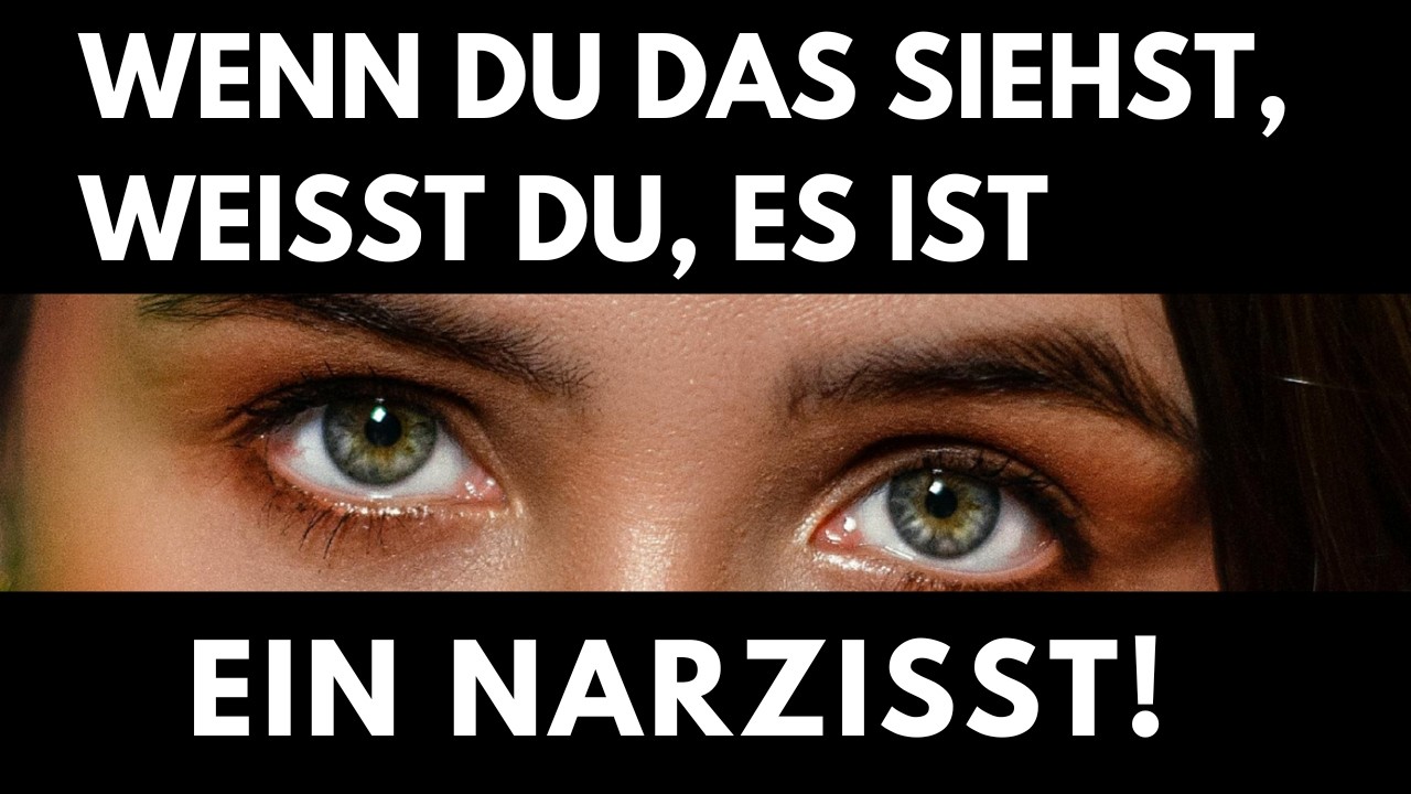 Das Zeichen Nr 1 für Narzissmus!