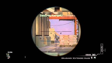 MW3 Dragunov Triple Kill