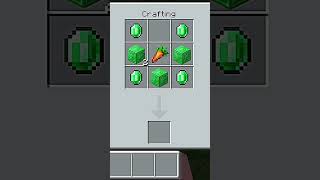 Minecraft Crafting Emerald Carrot