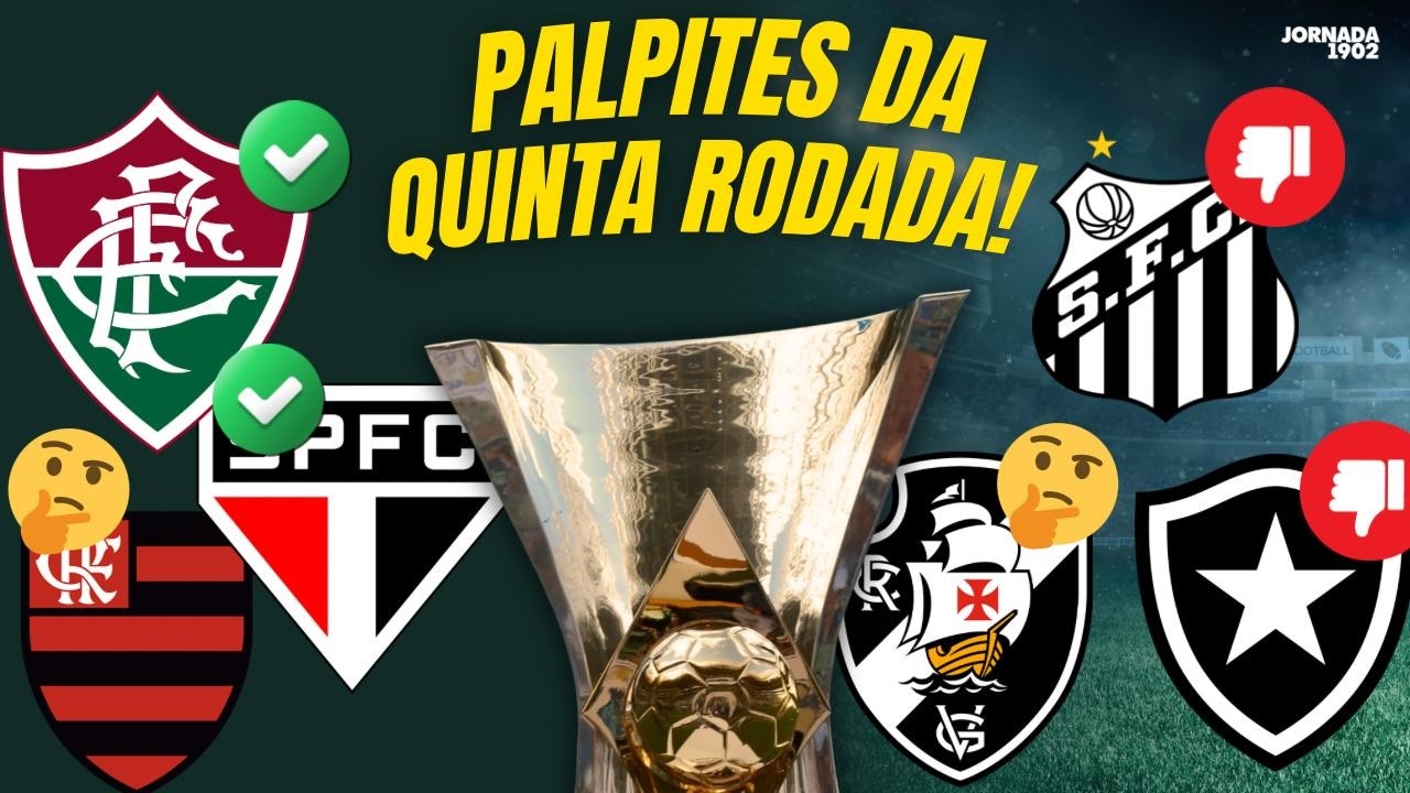 ⚽️FLU FAVORITAÇO? RIVAIS VENCEM NA RODADA? | FLU VENCE FORA? | RODADA KTO BRASILEIRÃO #5