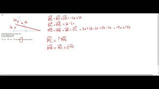 Vector Geometry find unknown vector