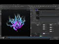 Houdini particles with fan and wind practicing