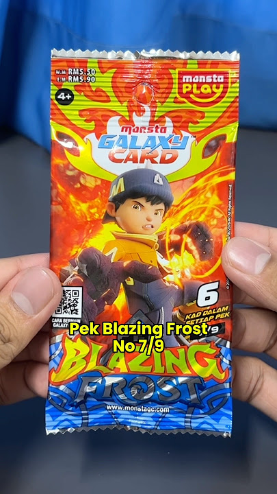 Pek Blazing Frost No 7/9 (BoBoiBoy Gempa) | BoBoiBoy Galaxy Baraju