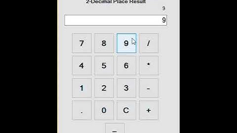 Calculator Program created using C#