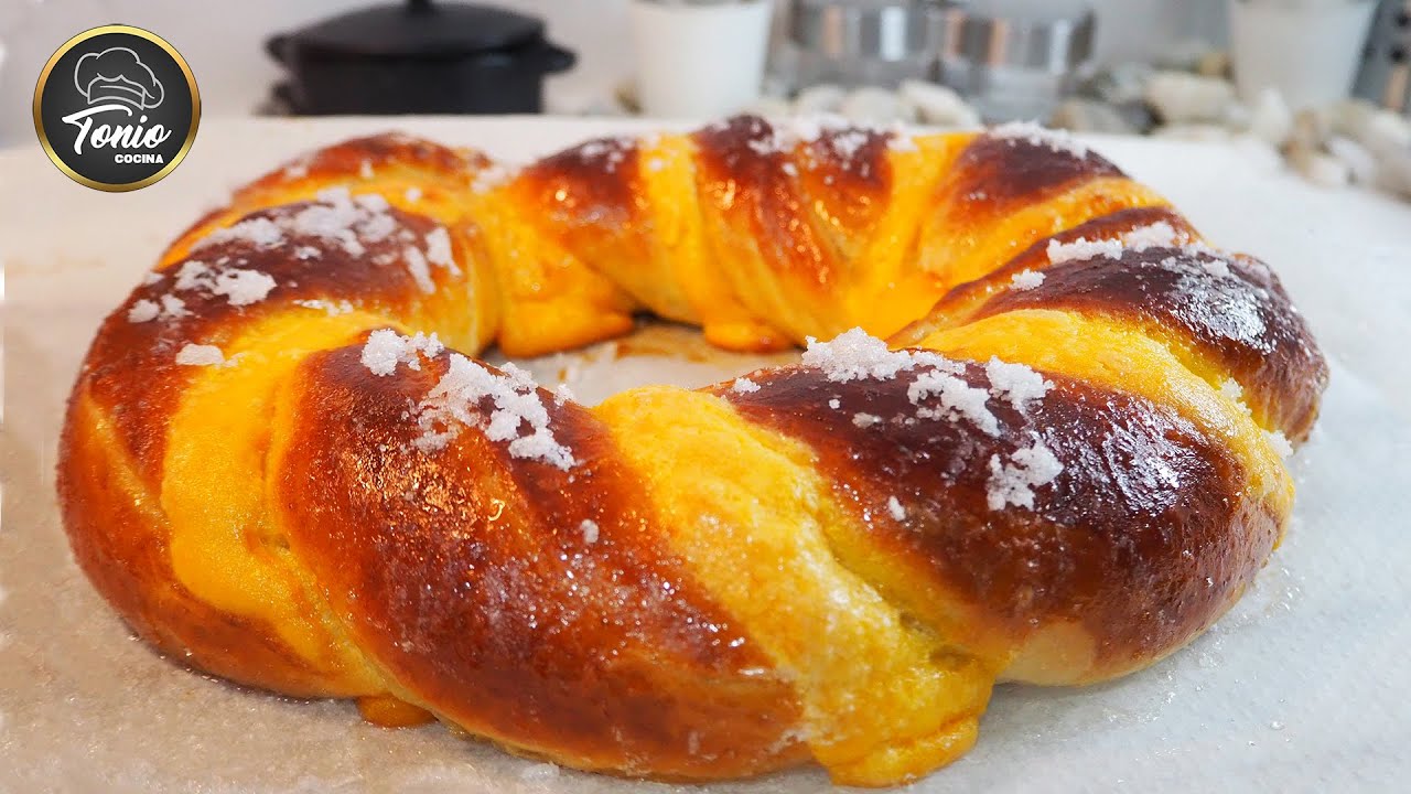 Rosca de Yema - Receta tradicional de A Guarda | El roscón más jugoso y sabroso | Tonio Cocina 