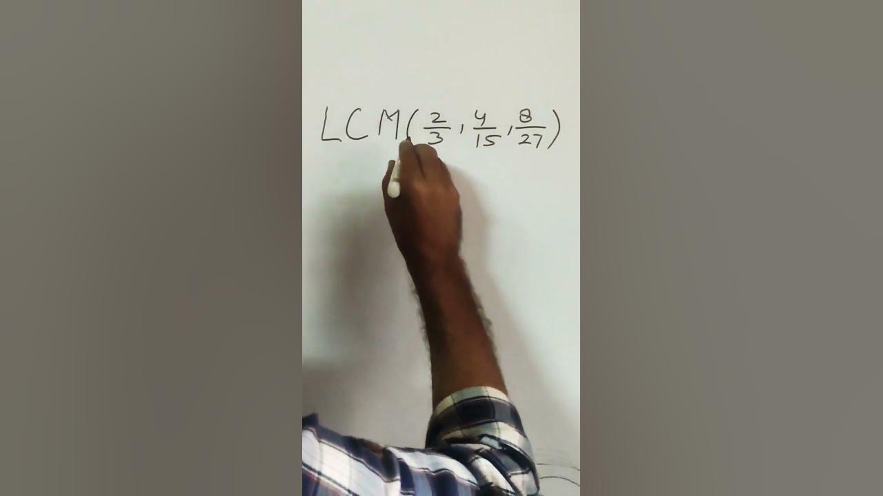 how-to-find-lcm-of-fraction-fraction-ka-lcm-kaise-nikale-viral-shorts