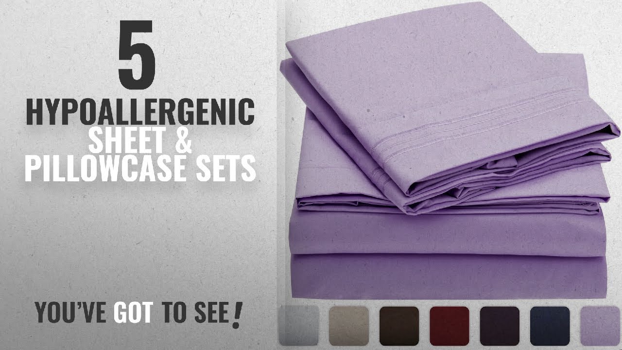 Top 10 Hypoallergenic Sheet & Pillowcase Sets [2018]: Mellanni Bed Sheet Set - HIGHEST QUALITY