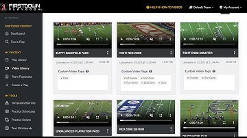 How To Tag Your Videos In FirstDown PlayBook