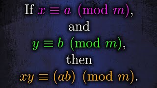 Famous x≡a(modm), y≡b(modm) so xy≡(ab)(modm) Modular Congruence Proof - Further Pure Mathematics 2 Profile