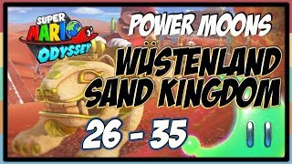 Super Mario: Odyssey - (Sand Kingdom) Wüstenland : Power Moons 26-35