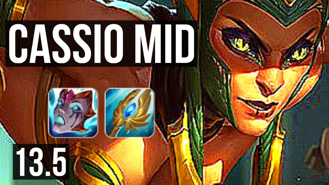 CASSIOPEIA vs ORIANNA (MID) | Rank 3 Cassio, 4/0/6, 500+ games | TR Challenger | 13.5
