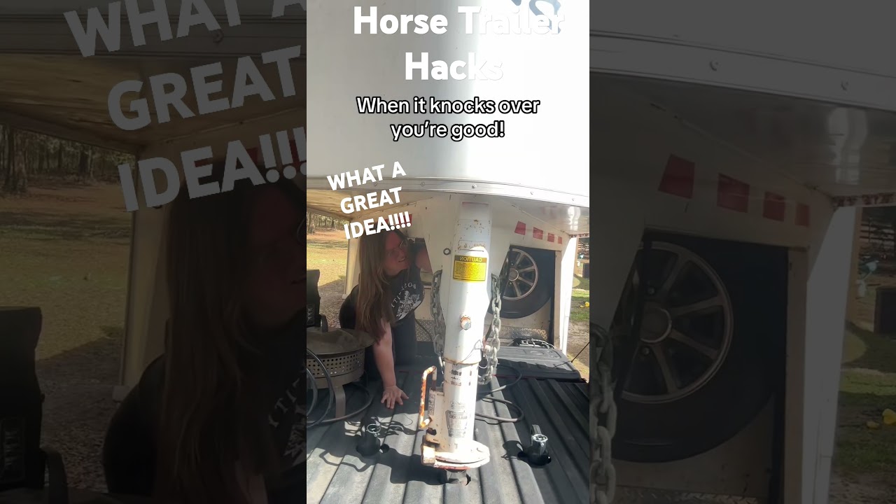 Gooseneck trailer hack: hitch up solo & fast! 