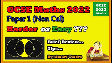 Maths Edexcel GCSE May 2022 Paper 1 (Non Cal) - Paper Review