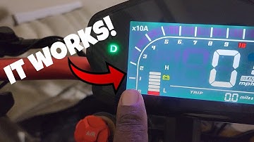 How to have your power meter to work on your dkd display  27kw ebike ride