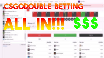 CSGODouble ALL IN!!!