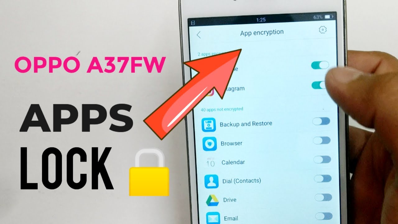 oppo a37fw me app hide kaise kare - how to lock apps in oppo a37fw