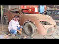 Handmade Toyota  supra mk5 || body kit sheet work start #800intosupra