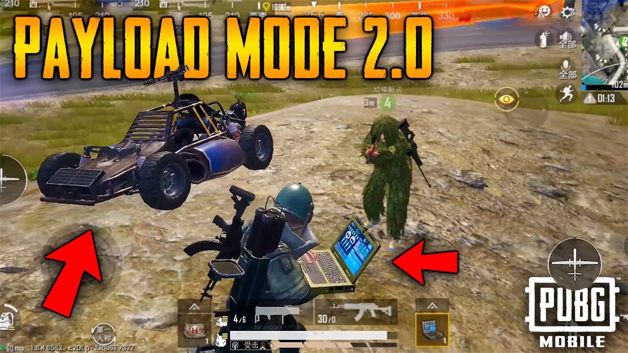 PUBG MOBILE PAYLOAD 2.0 NEW ARMORED VEHICLES + NEW HELICOPTER - UAV AIRSTRIKE | MINIGUNS ON VEHICLE
