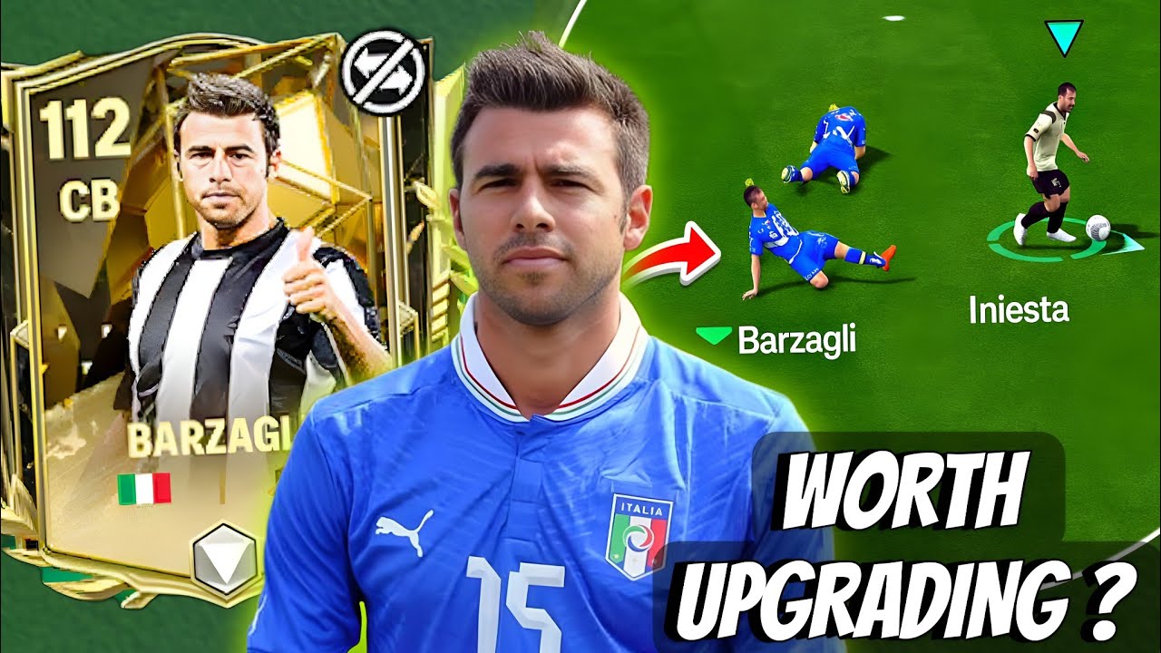 Обзор 112 Barzagli FC Mobile 🔥 Лучший бесплатный CB в FC Mobile 26?